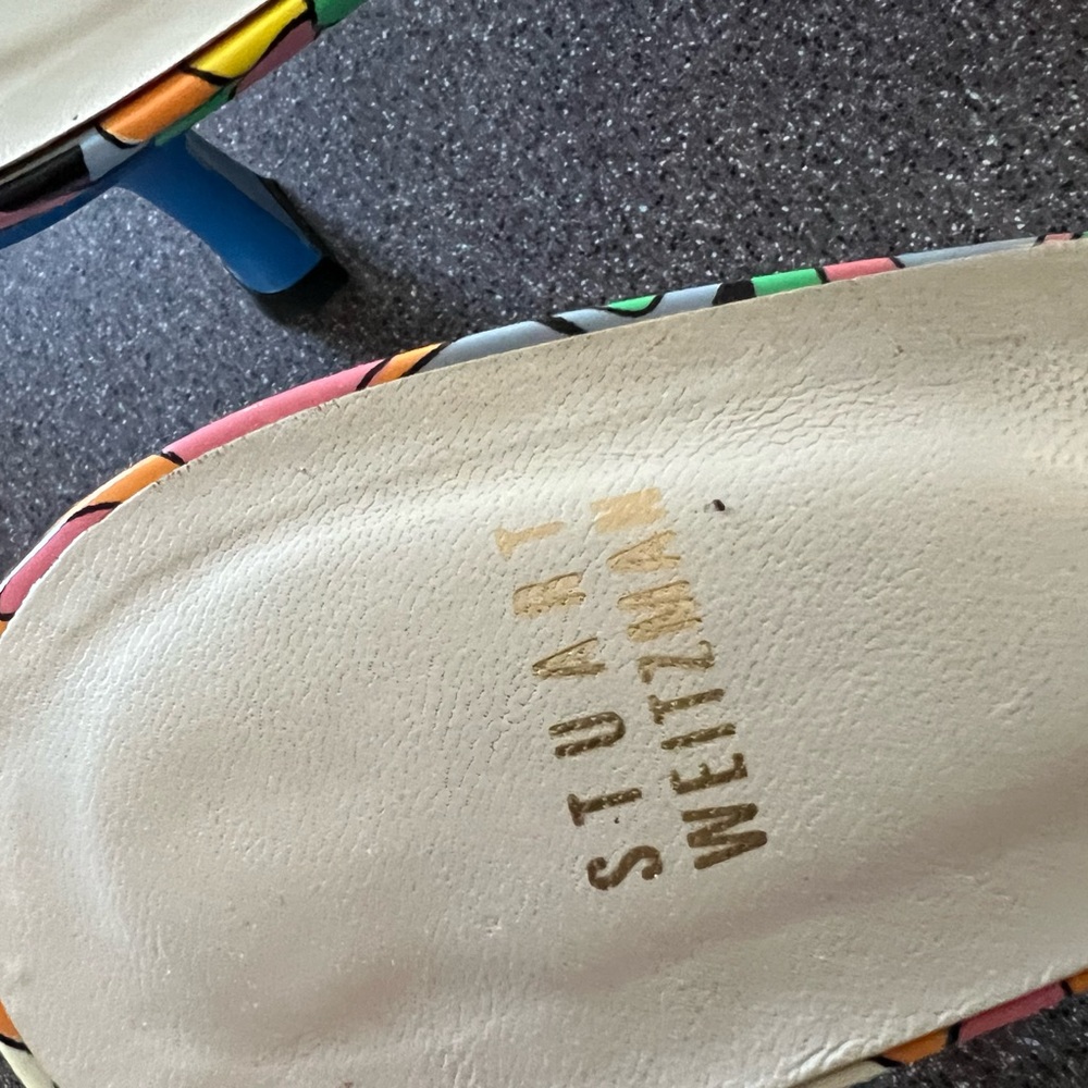 Stuart Weitzman Multicolor Heels - Picture 5 of 5